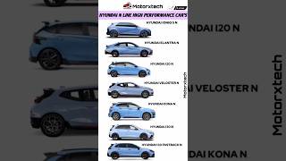 Hyundai N line up high performance cars which is your favourite one  hyundaimotor hyundainline [upl. by Seale]