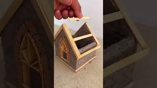 Handmade Mini House – Simple Craft Ideas [upl. by Emsmus]