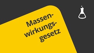 Was bedeutet das Massenwirkungsgesetz  Chemie  Allgemeine und anorganische Chemie [upl. by Gemmell912]