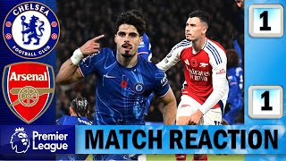 Martinelli amp Neto On Target  Chelsea 1  1 Arsenal  Match Reaction [upl. by Silverman]