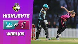 Brisbane Heat v Sydney Sixers  WBBL09 [upl. by Juliann]