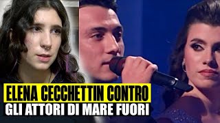 SANREMO 2024 ELENA CECCHETTIN CONTRO quotMARE FUORIquot PER LE FRASI SULLAMORE quotROBE DA BACI PERUGINAquot [upl. by Schreib562]