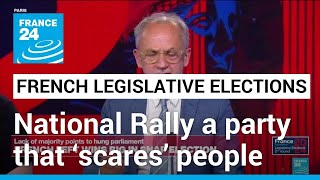 French far right loses snap elections National Rally a party that ‘scares’ people • FRANCE 24 [upl. by Kurth937]