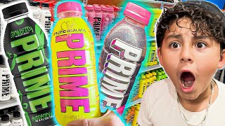 BEST PRIME HYDRATION DRINK HUNT IN THE US COMPILATION  PRIME DRINK HYDRATION HUNT [upl. by Nireves]