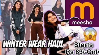 HUGE MEESHO Winter Wear Haul  Sweater Hoodies Dresses  Super Style Tips [upl. by Althea]