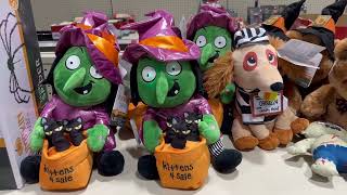 Menards Halloween 2024 Plush Witch and Kittens [upl. by Ellocin]