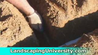 Installing Flex or Funny Pipe for an Irrigation System [upl. by Cardinal]