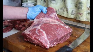 Cutting a Whole Top Sirloin How to Picanha Sirloin Steak Steak How to cut Steak Top Sirloin [upl. by Mateya]