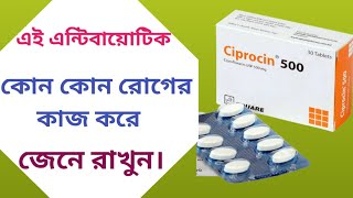 Ciprocin 500  ciprocin 500 কি কাজ করে  ciprofloxacin 500mg কি কাজ করে [upl. by Raasch]