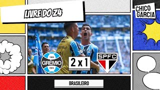 GRÊMIO 2 X 1 SPFC VITÓRIA ELIMINA REBAIXAMENTO RENATO VOLTA A ATACAR IMPRENSA E DÁ SINAIS QUE FICA [upl. by Kiyoshi]