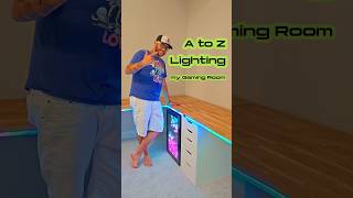 A to Z Lighting My New Gaming Room shorts gamingsetup atoz sabscribe [upl. by Adnerak329]