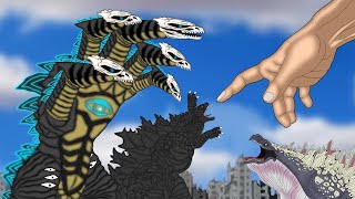 GODS HAND ZILLA Whale Godzilla VS Gods Hand Zilla [upl. by Jeu]