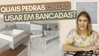 Quais pedras cinzas usar na SUA bancada [upl. by Eatnuhs511]