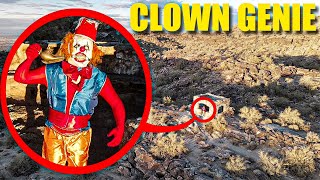 If your drone ever catches a GENIE CLOWN in a magic temple do not ask for wishes he haunted us [upl. by Alekram]