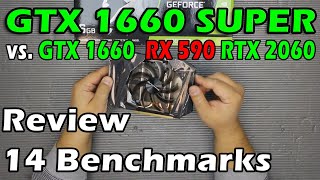 Geforce GTX 1660 Super Review amp Benchmark vs GTX 1660 RX 590 RTX 2060 With Ryzen 5 3600 [upl. by Ycniuq]