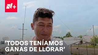 Pescadores narran a N cómo sobrevivieron a Milton en Yucatán  Despierta [upl. by Leirbma]