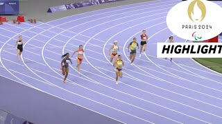 Para Athletics Womens 400m T47 Final Highlights 2024  Paris Paralympic game 2024 Brazil the Silva [upl. by Anoek188]