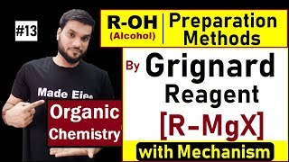 Preparation of ROH By GRIGNARD Reagent RMgX  Alcohol Phenol Ether  12th Organic  JEE NEET [upl. by Esidnak]