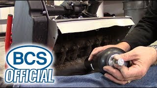 Installing an AntiScalp Roller on the Flail Mower for BCS TwoWheel Tractors [upl. by Ennazzus]