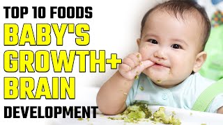 BEST HEALTHY FIRST FOODS FOR BABY GROWTH AND BRAIN DEVELOPMENT MOST NUTRITIOUS [upl. by Nesmat824]