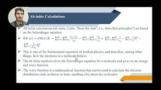 Ab initio Calculations and Modelling in Computational Chemistry [upl. by Julissa132]