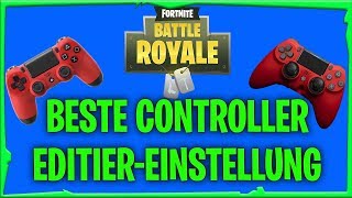 Fortnite Editieren PS4  BESTE Einstellung für Controller  SmartAim [upl. by Polard]