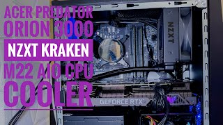 Acer Predator Orion 3000  NZXT KRAKEN M22 AIO CPU COOLER  IDLE vs FULL LOAD CPU amp GPU STRESS TEST [upl. by Reamy]