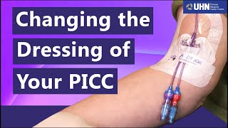 How to Change the Dressing of Your Peripherally Inserted Central Catheter PICC [upl. by Weihs]