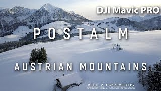 Postalm  Cinematic Drone Footage of Austrian Winter Mountains  DJI Mavic Pro [upl. by Nyladnohr659]