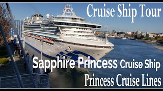 Sapphire Princess Cruise Ship Tour  11 days roundtrip Inside Passage Glacier Bay  Alaska Cruises [upl. by Ettener697]