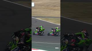 Lowes overtook Rea in Turn 5 ⚔️  2023 FrenchWorldSBK 🇫🇷 [upl. by Trant]