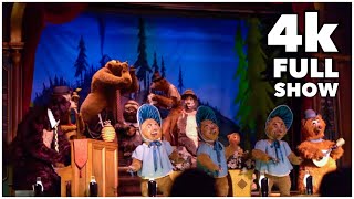 4k Disney’s Country Bear Jamboree at Magic Kingdom  Full Show [upl. by Ralleigh149]