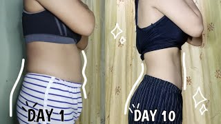 HOW I LOST MY BELLY FATS in just 10 days I tried Lilly Sabris workout shocking results [upl. by Fendig]