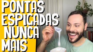 RECEITA CASEIRA PARA TRATAR PONTAS ESPIGADAS [upl. by Nekcarb]