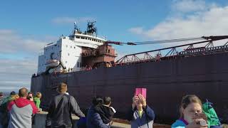 MV Paul R Tregurtha freighter coming in to port Oct 7th 2017  3pm [upl. by Aleahc819]