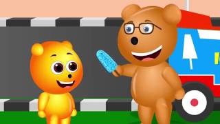 Mega Gummy bear playing with giant robot finger family nursery rhymes for kids Gummy bear funny [upl. by Eiboj877]