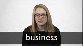 How to pronounce BUSINESS in British English [upl. by Elem]