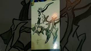 Arceus from Pokemon drawing [upl. by Oigroig]