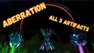 Aberration  All Artifacts  Ark Survival Ascended ark [upl. by Horan863]