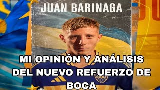 Juan Barinaga es nuevo jugador de Boca opinión y análisis [upl. by Schreck]