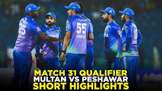 PSL 9  Short Highlights  Multan Sultans vs Peshawar Zalmi  Match 31  Qualifier  M2A1A [upl. by Atinram381]