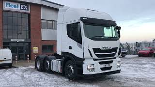 IVECO STRALIS 460 EURO 6 HIWAY 6X2 TRACTOR UNIT 2017  YH67 HYU [upl. by Gayla]