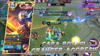 CARA MAIN GRANGER BIAR AGRESIF DARI EARLY GAME BUILD GRANGER TERKUAT 2023  MOBILE LEGENDS [upl. by Gabrielli]