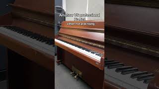 Every amateur pianist’s mistake that makes me cry😭 shorts [upl. by Wilkison]