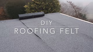 DIY Bitumen roofing felt [upl. by Aney]