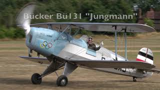 Bücker Bü131 Jungmann Aerobatics [upl. by Chandra]