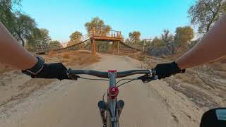 Solo Ride Through Dubai’s MTB Trails  Green Red and Blue at Mushrif Park [upl. by Rancell]