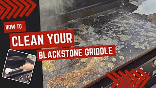 How to Clean Your Blackstone Griddle  A Simple How to For New Blackstone Owners [upl. by Latsirc539]