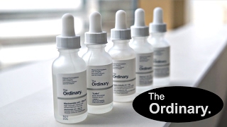 The Ordinary Review Pt1  Buffet Niacinamide HAB5 Arbutin Matrixyl [upl. by Naicul]