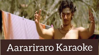 Aarariraro Karaoke  With Lyrics  Raam  Yuvan Shankar Raja  HD 1080P [upl. by Nohtiek]